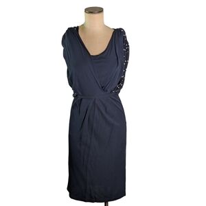 Max Mara Polka Dots Detail Dress , EUC